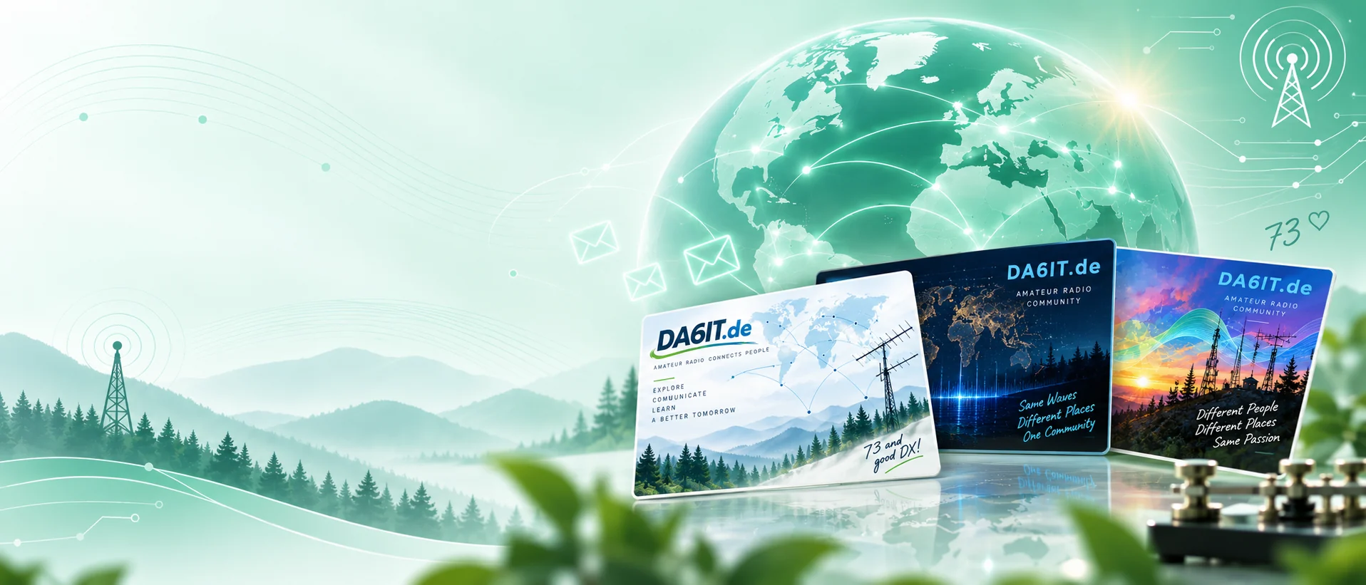 Digitale Amateurfunk-QSL-Karten im weltweiten Funknetz mit dem DA6IT QSL Card Manager