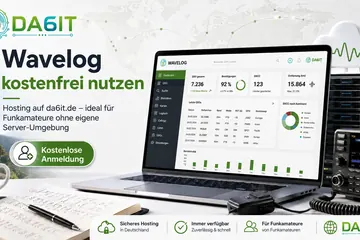 Kostenloses Wavelog Hosting auf DA6IT.de