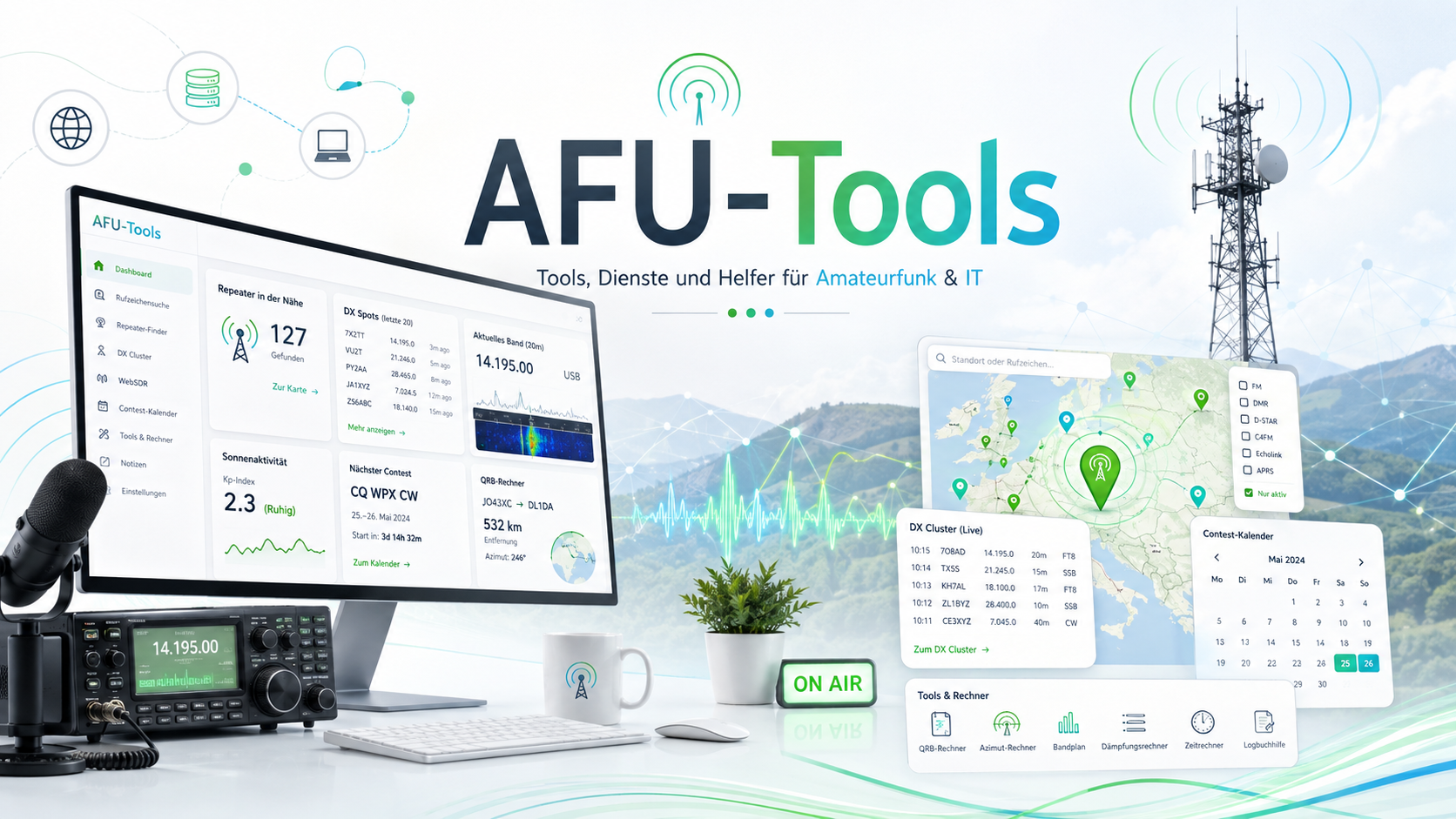 AFU-Tools – praktische Browser-Werkzeuge für Amateurfunk und IT