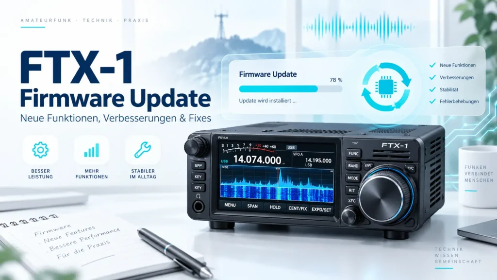 Yaesu FTX‑1 Firmware‑Update: Schritt‑für‑Schritt zum neuesten Stand (inkl. Optima‑Teil)