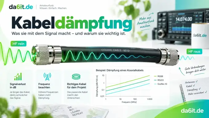 Koaxialkabel-Dämpfung in der Praxis – Warum das falsche Kabel deine Leistung auffrisst