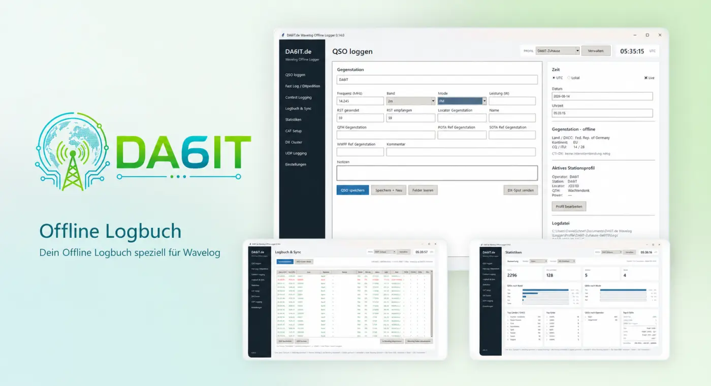 DA6IT.de Wavelog Offline Logger